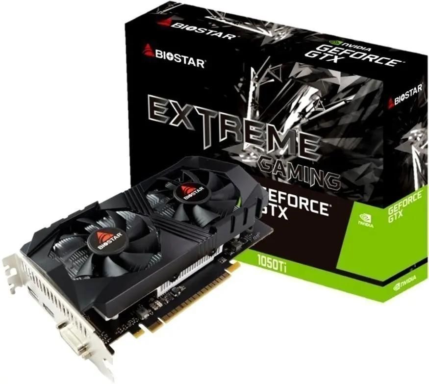 Видеокарта Biostar NVIDIA  GeForce GTX 1050TI GTX1050Ti-4GB 4ГБ GDDR5, Ret [vn1055tf41]